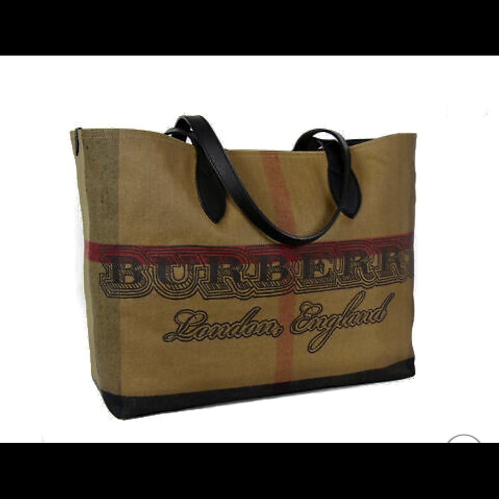 Burberry Canvas Reversible Tote